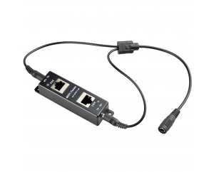 1 Port Gigabit PoE Injector with Y cable