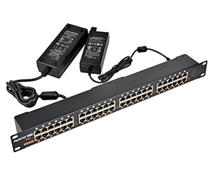 24 Port Gigabit PoE Injector with Power Supply Kits